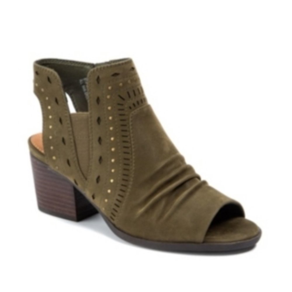 Baretraps Women's Block Heeled Shooties Moss Green